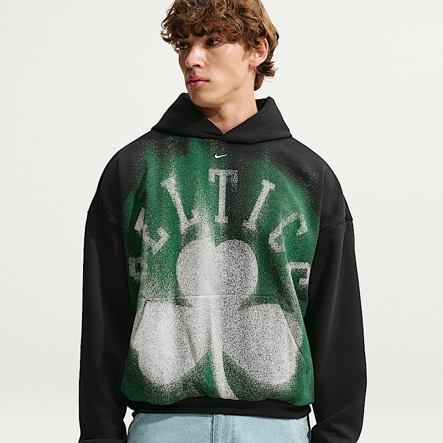 Boston Celtics Courtside Men's Nike NBA Club Woven Full-Zip Jacket